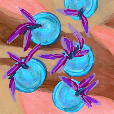 Natureza morta floral vibrante de Lori Ann Folz