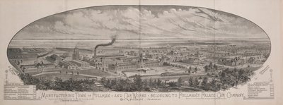 Cidade Industrial de Pullman, e Obras de Automóveis Pertencentes à Empresa Pullman