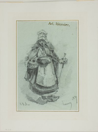 Camponesa de Louis Adolphe Hervier