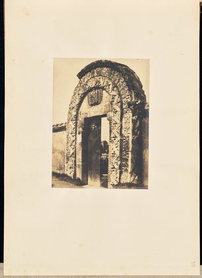 [Portão do jardim]. de Louis Alphonse Davanne