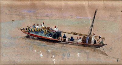 Barco no Nilo (10 de julho de Louis Amable Crapelet