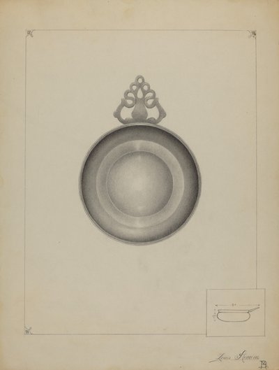 Porringer de Estanho de Louis Annino