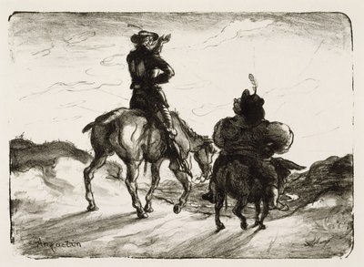 Dom Quixote e Sancho Panza de Louis Anquetin