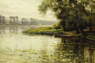 Prado à beira do rio; La Prairie au Bord de Fleuve de Louis Aston Knight