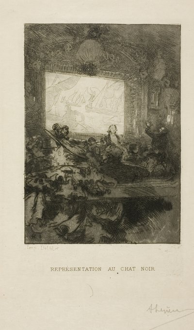 No Chat Noir de Louis Auguste Lepère