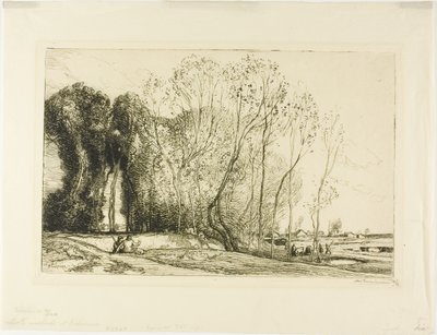 Bela manhã de outono de Louis Auguste Lepère