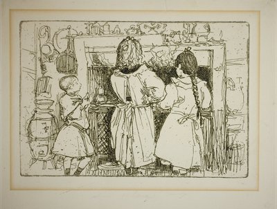 Preparações para o pequeno-almoço de Louis Auguste Lepère