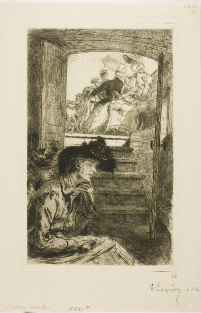 No Bateau-Mouche de Louis Auguste Lepère