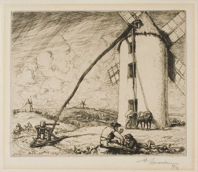 O Moulin des Chapelles de Louis Auguste Lepère
