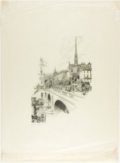 Ponte Saint-Michel de Louis Auguste Lepère