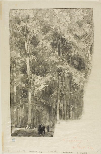 Manhã, Encruzilhada dos Fortes de Marlotte de Louis Auguste Lepère