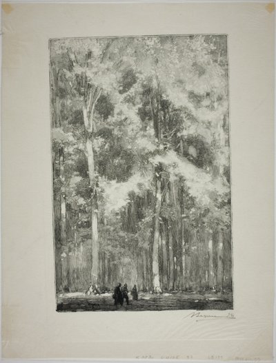 Manhã, Encruzilhada dos Fortes de Marlotte de Louis Auguste Lepère