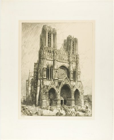 Catedral de Rheims de Louis Auguste Lepère
