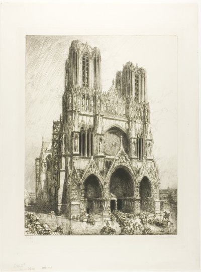 Catedral de Rheims de Louis Auguste Lepère