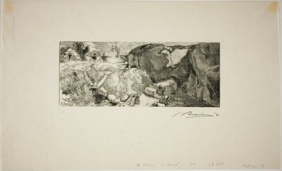 Pedreira de arenito de Louis Auguste Lepère