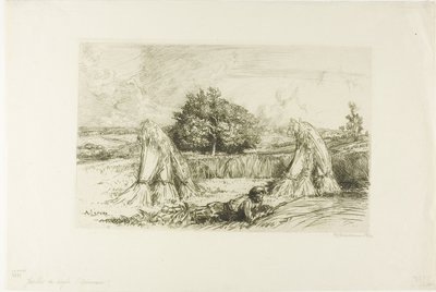 Feixes de centeio de Louis Auguste Lepère