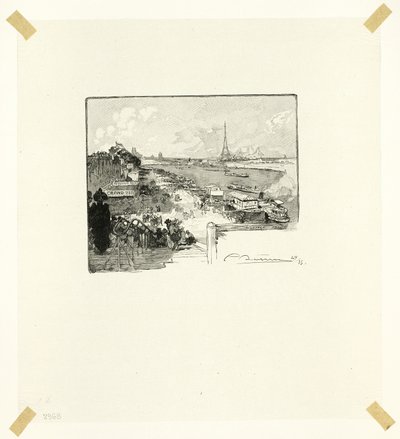 A Aurora, placa catorze de Le Long de la Seine et des Boulevards de Louis Auguste Lepère