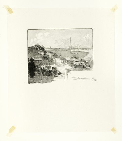 A Aurora, placa catorze de Le Long de la Seine et des Boulevards de Louis Auguste Lepère