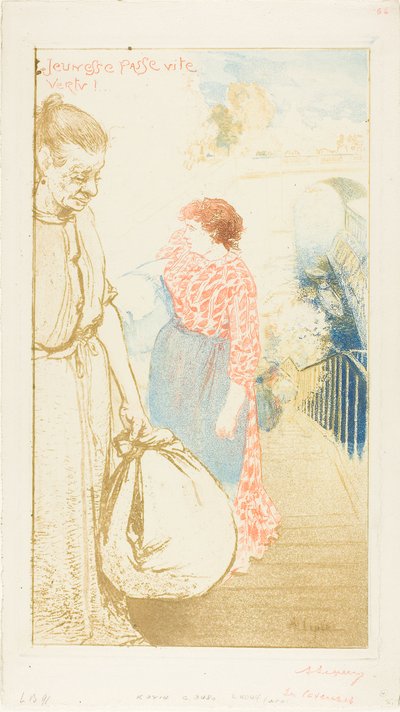 As Lavadeiras de Louis Auguste Lepère