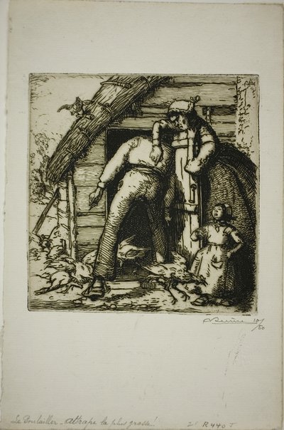 O Poulterer de Louis Auguste Lepère