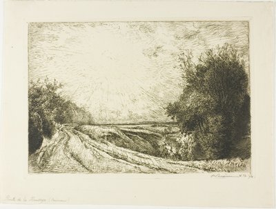 O caminho para Houssoye de Louis Auguste Lepère