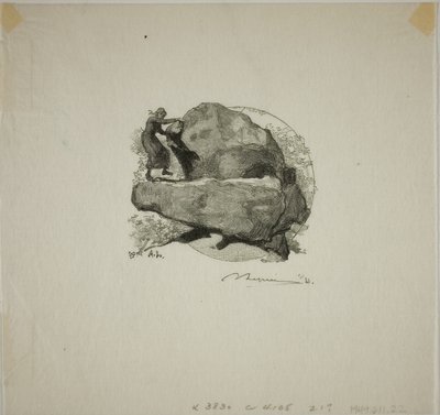 A Rocha Trémula de Louis Auguste Lepère