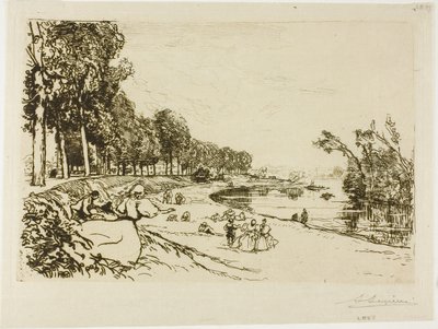 O caminho para Billancourt de Louis Auguste Lepère
