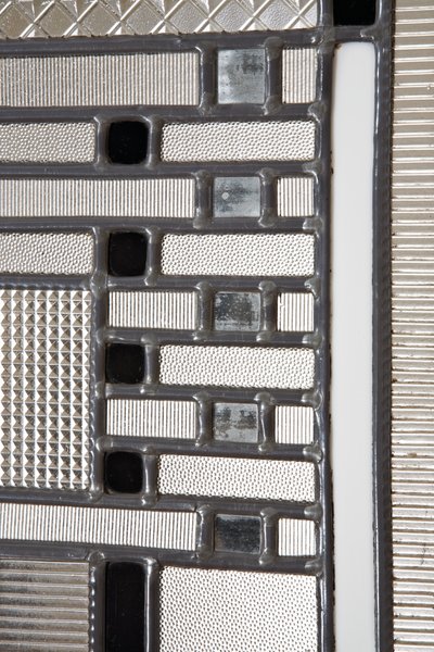 Conjunto de portas, c.1928 (vidro e ferro patinado) de Louis Barillet