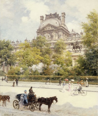 Place du Louvre de Louis Beraud