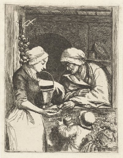 Vendedor de legumes de Louis Bernard Coclers