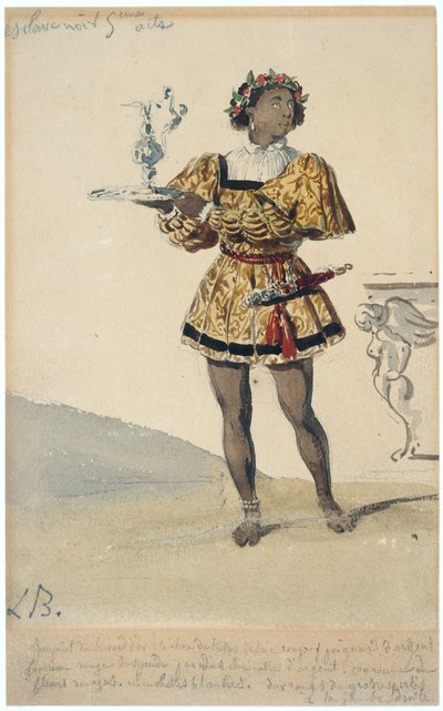 Escravo negro de Louis Boulanger