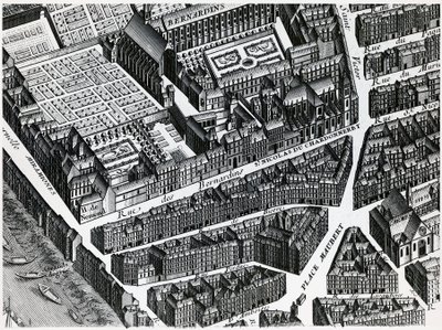 Mapa de Paris de Turgot de Louis Bretez