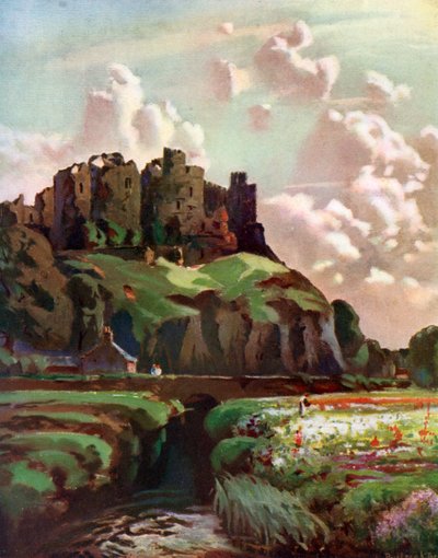 Harlech Castle, Merionethshire, País de Gales, 1924-1926 de Louis Burleigh Bruhl