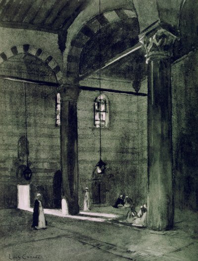 Mesquita de Al-Rifai, Cairo, Egito, 1928 de Louis Cabanes