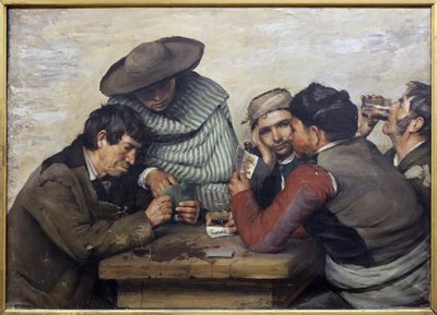 Espanhóis. Pintura de Louis Capdevielle (1850-1905), óleo sobre tela de Louis Capdevielle