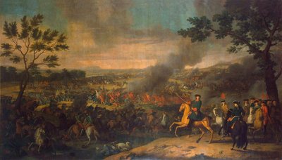 A Batalha de Poltava em 27 de Junho de 1709, 1717-1718.   de Louis Caravaque