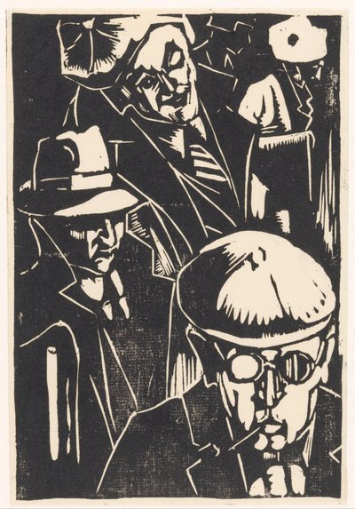 Voorbijgangers (título original sobre o objecto) de Louis Cardinaals (signed by artist)