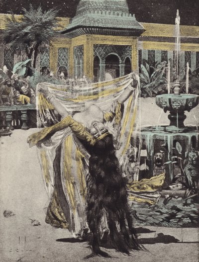 O Soldan de Babylons Filha dançando, segundo dia, sétima história de Louis Chalon