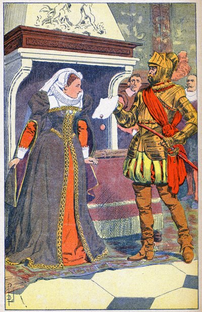 Prisão de Marie Stuart em 1567 de Louis Charles Bombled