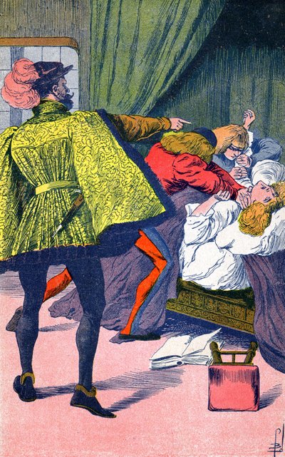 Cesar Borgia faz com que o seu irmão seja morto. de Louis Charles Bombled