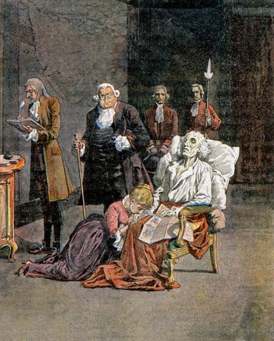 Morte de Dupleix de Louis Charles Bombled
