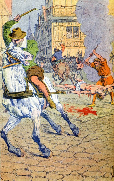 Execução de François Ravaillac de Louis Charles Bombled