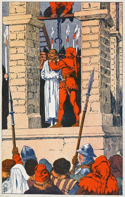 Enforcamento por Enguerrand de Marigny de Louis Charles Bombled