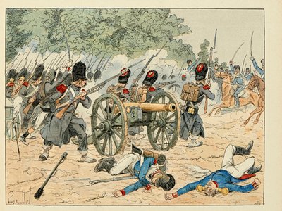Ilustração retirada do livro "Os Heróis do Siecle", recitação anedótica de Dick de Lonlay e ilustrada por Louis Bombled (1862-1927) de Louis Charles Bombled