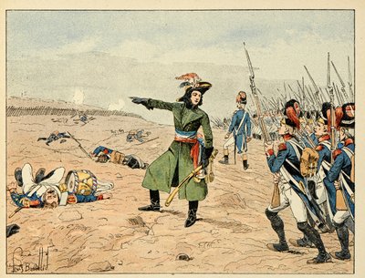 Ilustração retirada do livro "Os Heróis do Siecle", recitação anedótica de Dick de Lonlay e ilustrada por Louis Bombled (1862-1927) de Louis Charles Bombled