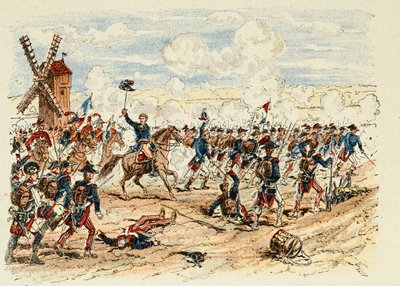 Ilustração retirada do livro "Os heróis do século", recitação anedótica de Dick de Lonlay e ilustrada por Louis Bombled (1862-1927) de Louis Charles Bombled