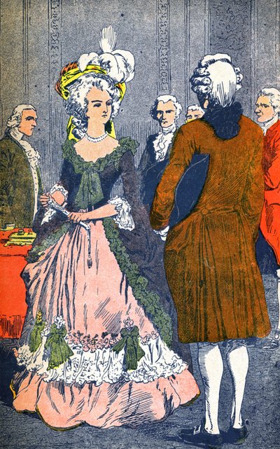 Maria Antonieta e Augeard de Louis Charles Bombled