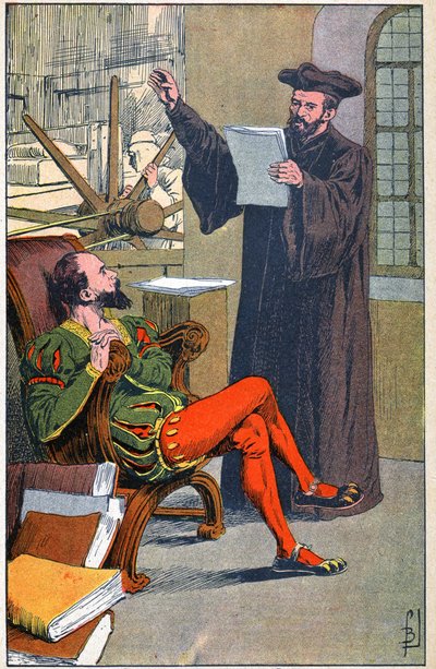 Rabelais na gráfica de Etienne Dolet de Louis Charles Bombled