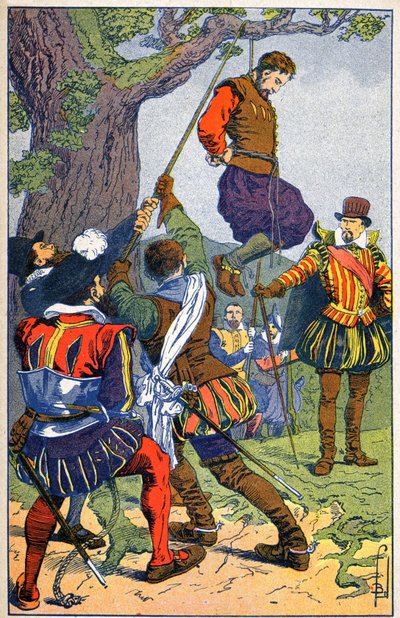 Repressão dos Huguenotes sob a direcção de Blaise de Montluc de Louis Charles Bombled