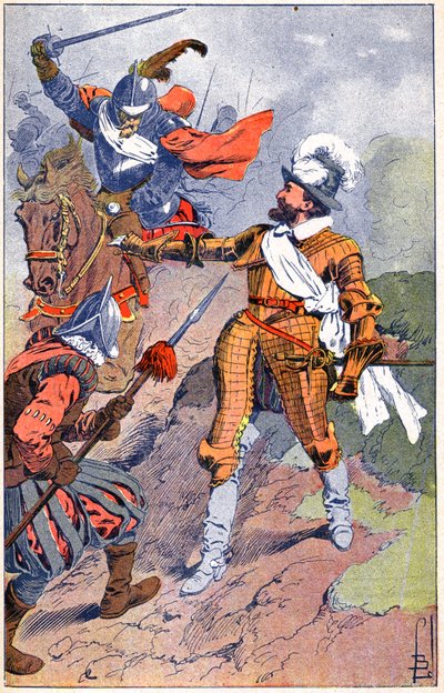 A Batalha de Arques 1589 de Louis Charles Bombled
